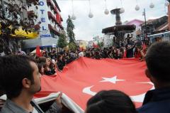 Hain Saldırı Protesto Edildi..