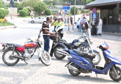 Edirne'de Motosikletlere Karşı Denetim Sürüyor