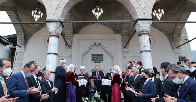 Cumhurbaşkanı Erdoğan Saraybosna'da cami açılışına katıldı