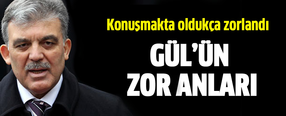 Abdullah Gül'ün Soma'da Zor Anları: Açıklama Yaparken Duygu Dolu Anlar Yaşandı! VİDEO