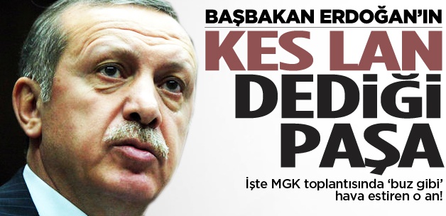 MGK'da Kükreyen Aslan Başbakan Erdoğan: KES LAN!