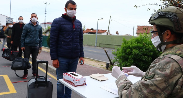 Askeri birliklerde koronavirüs tedbirleri üst düzeyde