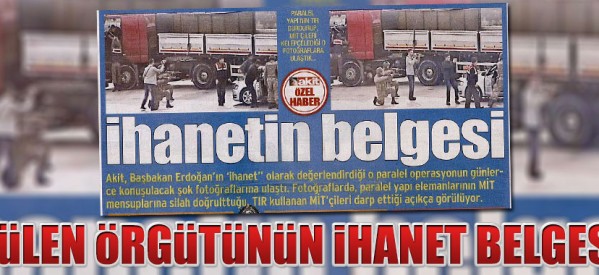 İşte Gülen örgütünün ihanet belgesi!