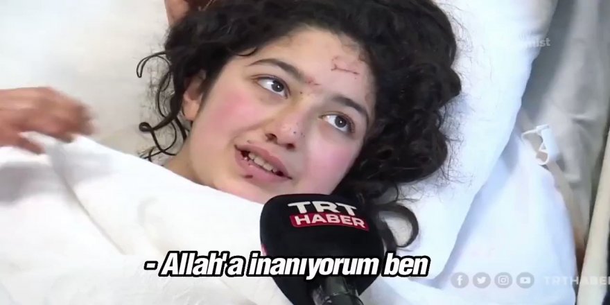 “Allah'a inanıyorum ben. Allah varsa her şey olur…