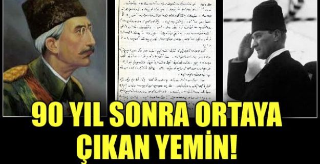 90 yıl sonra ortaya çıkan yemin!