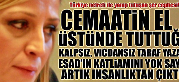 Cemaatin el üstünde tuttuğu Taraf yazarı insanlıktan çıktı!