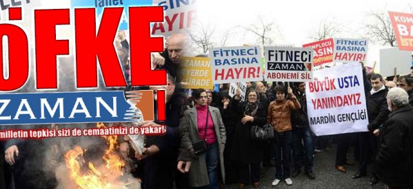 ZAMAN’a büyük protesto!