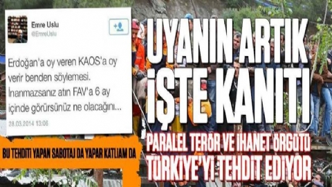 Paralel Gazeteciden Açık Tehdit