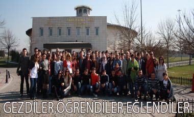 Öğrenciler hem gezip,hem eğlendiler.