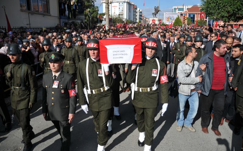 Jandarma Uzman Çavuş Dinçer Ersoy, Tekirdağ'da toprağa verildi