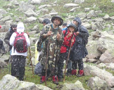 Rize'ye Temmuz Ayında Kar Yağdı