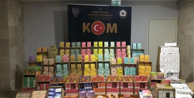 Edirne'de kaçak sigara operasyonu: 1 tutuklama