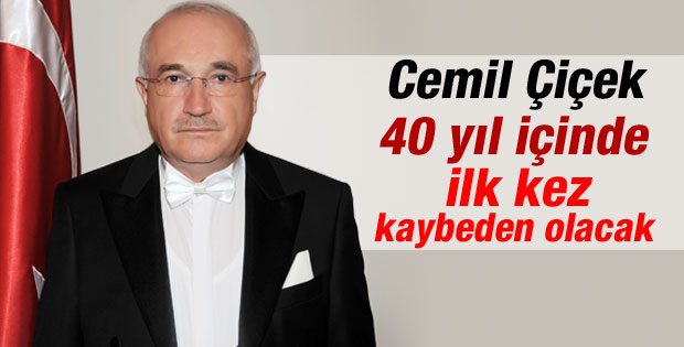 Cemil Çiçek 40 Yıl İçinde İlk Kez Kaybeden Olacak!