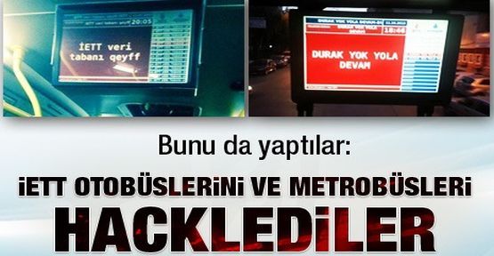  İETT OTOBÜSLERİ VE METROBÜSLERİ HACKLEDİLER!