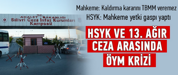 HSYK: Mahkeme Yetki Gaspı Yaptı! Mahkeme: Kaldırma Kararını TBMM Veremez!