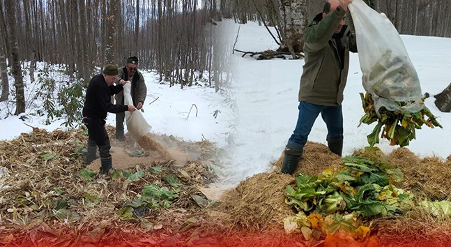 TRAKYA'DA YABAN HAYVANLARI İÇİN DOĞAYA 18,5 TON YEM BIRAKILDI