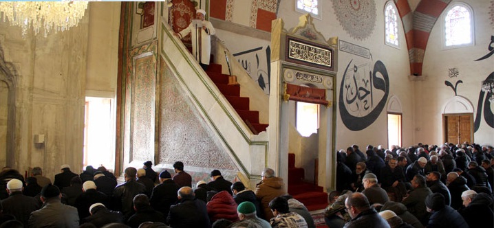 Eski Camii'de Şehitler için dua edildi