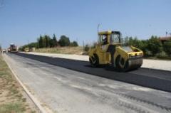 Kırklareli'de Yol Yapım Çalışması