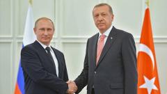 Edoğan ve Putin'den Suriye Görüşmesi