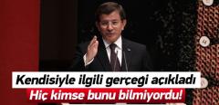 Davutoğlu Kendisi ile İlgili Gerçeği Açıkladı: Aslında Benim Soyadım...