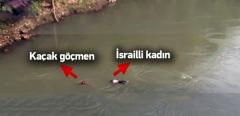 Kaçak göçmen İsrailli kadını kurtardı