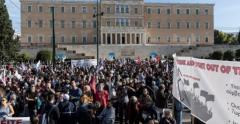 Yunanistan'da hayat pahalılığı protestosu