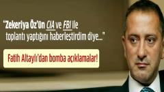 Altaylı : Zekeriya Öz'ün CIA ve FBI ile toplantısını haberleştirdim diye