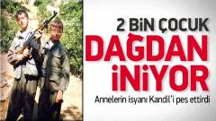 Annelerin İsyanı Kandil'i Pes Ettirdi: 2 Bin Çocuk Dağdan İniyor!