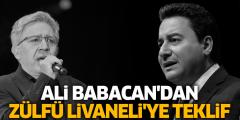 Ali Babacan'dan Zülfü Livaneli'ye Teklif