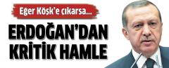 Erdoğan'dan Kritik Hamle: Eğer Köşke Çıkarsa...