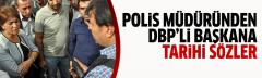 Polis Müdüründen DBP'li Başkana Tarihi Sözler: Devletin Parçalanmayacağını Size Öğreteceğiz! VİDEO