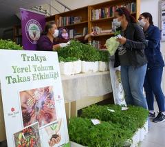 Yerel tohum fidelerini vatandaşlara ücretsiz dağıtıldı