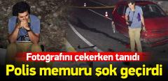 Polis memuru gözyaşlarını tutamadı...